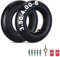 3.50/4.00-6 Schlauch 4.10-6 3.50-6 Innenschlauch mit Gebogenem TR87-Ventilschaft Ersatz für Go-Kart Schubkarre ATV Rasenmäher Handwagen Schneefräsen Gorilla-Wagen 2 Pack