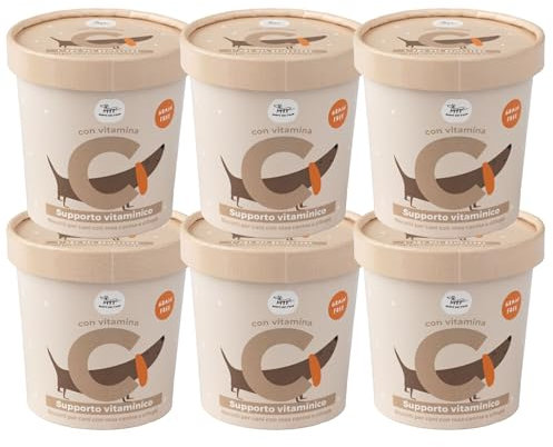 Getreidefreie Hundekekse Kirsche und Rose mit Vitamin C | 100% natürlich zur Unterstützung des Immunsystems | Multivitamin-Snack für Hunde Glutenfrei | 6 x 600 g Kekse Hund Hygge Dog