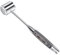 VINATO Attendrisseur de Viande en INOX avec Manche en Bois – Marteau à Viande 32 cm, Double Face, Lave-Vaisselle, pour Steak, Escalope, Volaille & Plus