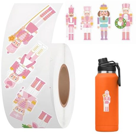 Générique Casse-Noisette, de Dessin animé Amusants, Casse-Noisette pour décoration de Noël, Conception étanche, Outil Artisanal Facile à appliquer, Accessoire d'autocollan
