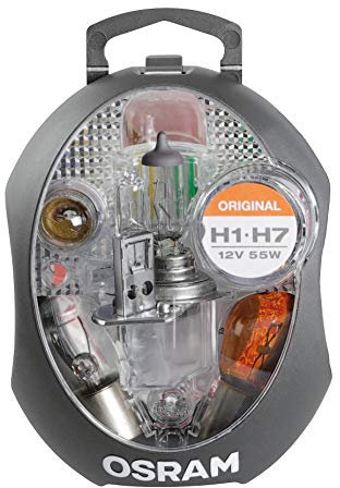Osram CLK H1/H7 Original Ersatzlampenbox, Halogen-Scheinwerferlampen und Signallampen, Weiß