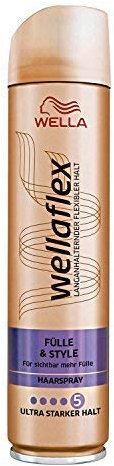 WELLA Wellaflex Haarspray Fülle & style ultra starker Halt, 5er Pack (5 x 250ml)