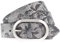 Vanzetti Damen Leder Gürtel Metallic Damengürtel 30 mm Ledergürtel mit floralem Print (105 cm, Silber Metallic-Schwarz)