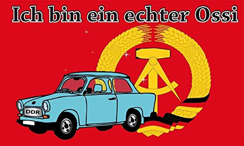 Everflag Flagge 90 x 150 : Ich Bin EIN echter Ossi