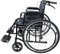 Folding Wheelchair Self Propelled Lightweight Transit Footrest Armrest Brake Large Wheel Mobility Aid from FreeToBe (Black, 18 Wide SEAT)
