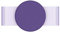 PopSockets: PopGrip Slide Non-Adhesive Phone Grip & Stand with a Swappable Top for iPhone 7+/8+ Silicone Case - Fierce Violet