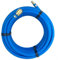 ULTRAFLEX 20B (SET) Innen ø 6mm (1/4 Zoll), Länge 5m - Druckluftschlauch mit Druckluftkupplung & Stecknippel, 7.2 Kupplung, Kompressorschlauch, flexibel, blau