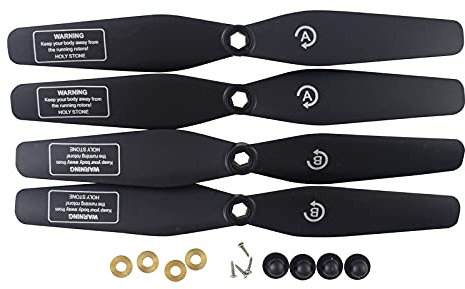 Colcolo 4pieces Mini Drohnenpropeller für S20W S30W H301S T25 HS110D HS110G HS120D, Schwarz