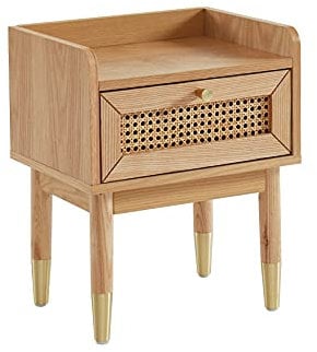 BAÏTA Leon06 Nachttisch, Holz, Eiche, L 40 cm