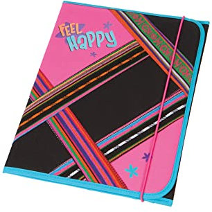 HEFTMAPPE Gummizugmappe Sammelmappe File Ordnermappe Ordnungsmappe Schneiders Vienna (Feel Happy)
