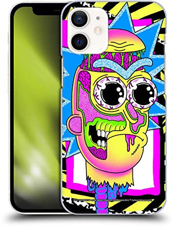 Head Case Designs Officially Licensed Rick And Morty Rick Season 1 & 2 Graphics Hard Back Case Compatible With Apple iPhone 12 Mini