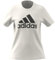 adidas Mujer Animal Print Graphic tee, White, XL