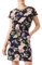 ONLY Shirtkleid Damen, Black/AOP:Lena Flower, 42