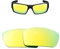 HiCycle2 Verres de rechange pour lunettes de soleil Oakley Gascan OO9014 60 mm avec chiffon de nettoyage, doré, Oakley Gascan width millimeters