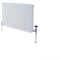 Milano Windsor White Cast Iron Style Horizontal Triple Column Radiator - 500mm x 785mm