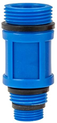 tecuro Universal Baustopfen - Abdrückstopfen für 3/8-1/2 und 3/4 Zoll - Kunststoff blau