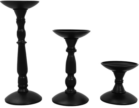 MAGICLULU 3stücke Teiliges Vintage -kerzenhaltern Rustikale Tischdeko Für Kerzen Für Hochzeiten Und Events Robust Und Platzsparend
