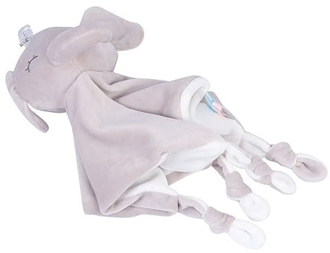 WATIIFUFU 1stk Beruhigendes Handtuch Steppdecke Kinderspielzeug Schmusedecken Für Babys Kuscheltiere Bettdecken Für Kinderzimmer Stofftier Shaker Kinder Helfer Babydecke Baumwolle Grey