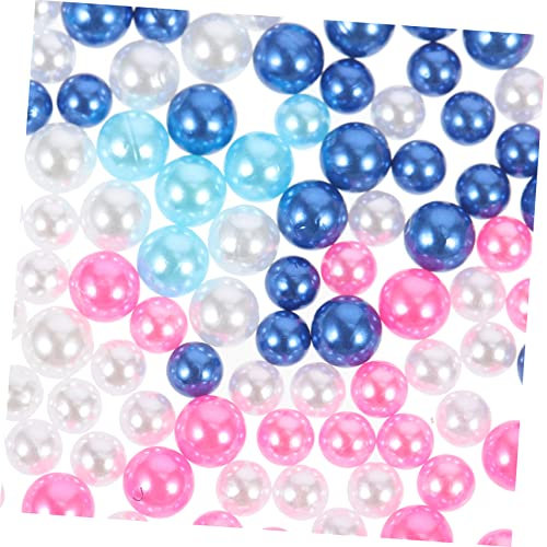 PRETYZOOM 3 Kunstperlen Faux Loom Pit Muscheln Große Knospenvasen Für Vasen Echte Perlen Bastelperlen Pflanzenperlen Spieldeko Rosa Große Perlen Beutel Mit Strasssteinen