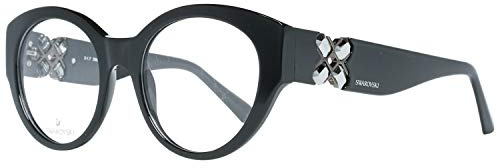 Swarovski SK5227 50001 Brillengestelle SK5227 001 Rechteckig Brillengestelle 50, Schwarz