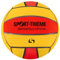 Sport-Thieme Wasserball Official | Waterpolo | Wettkampf geeignet | Oberfläche mit spezieller Rillenstruktur | In Größe 4 o. 5 | Material: Gummi | Farbe: Gelb-Rot | Markenqualität