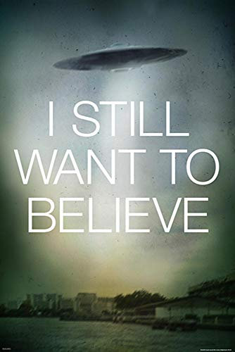 Close Up I Still Want to Believe Poster UFO (61cm x 91,5cm) + Ü-Poster