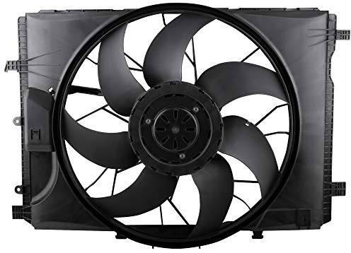 BOXI 621-373 bürstenloser Kühlerlüfter, passend für Mercedes-Benz W204 C250 C300 C350 C63 AMG W212 E350 E550 E63 AMG GLK250 GLK350 SLK250 SLK350 (ersetzt 200) 450000 293)