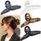 VEGCOO 4 Pezzi Clip Artiglio per Capelli Spessi e Lunghi , Pinze per Donne e Ragazze, Mollettone di Plastica, Accessori Grande