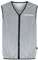 Korntex Unisex Full Reflective Vest Amsterdam hoch reflektierende Fahrradweste Laufweste, Silber, XL