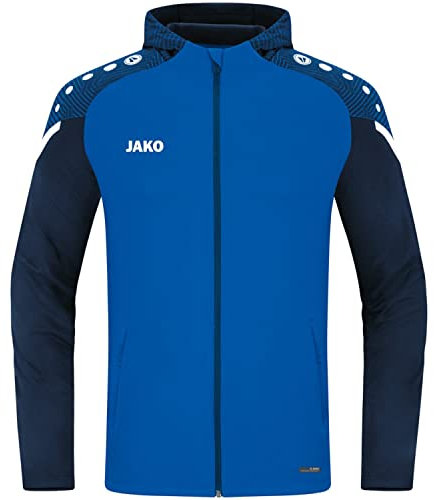 JAKO Unisex Kinder met capuchon Kapuzenjacke Performance, Royal/Marine, 152 EU