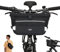 LARKSON Lenkertasche Fahrrad Schwarz - Lasse - 2 in 1 Fahrradtasche & Umhängetasche - Bikepacking Tasche für Lenker Vorne mit Reflektion - Wasserabweisend