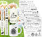 Tixlux 6 PCS Kerzentattoo Ostern (200+ Muster), Wassertransferdruck | Wasserschiebefolie Kerzen | Kerzenaufkleber | Kerzen dekorieren | Gedenklicht | Trostkerze | Geburtstagskerze (OsternⅠ)