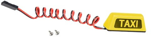 kowaku RC Taxi Licht Taxi Dome Licht Taxi Zeichen Taxi Cab Dach für 1/8 1/10 RC Auto Modell, Gelb