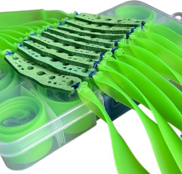 BeNtLi Schleuder-Gummiband-Schleuderspieler-Präzisions-Flach-Power-Band-Ersatz, geeignet für professionelle Spieler oder Jagdschleudern 20 Stück (Dicke 0,8 mm) (1 Box,0.8mm)