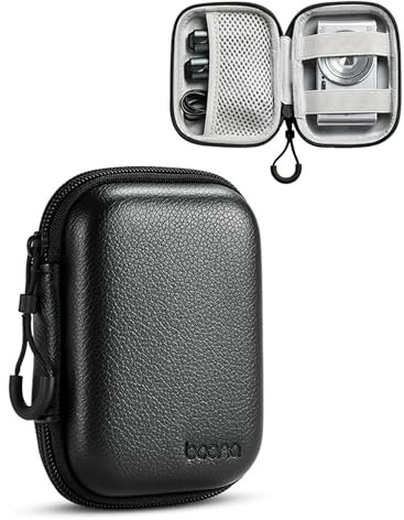 Linpr Étui pour Appareil Photo Numérique Compatible avec CAMKORY/pour Kodak PIXPRO FZ55/pour Lecran/pour VAHOIALD/pour Canon IXUS 285 HS, Étui de Protection pour Appareil Photo numérique (Noir)