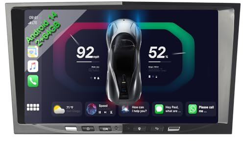 JUNHUA Android 14 2+64GB Radio für Opel Corsa c d h Vectra Astra Zafira Meriva Vivaro Twintop Signum Autoradio GPS Navi Bluetooth WiFi