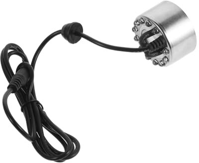 BCOATH Máquina De Niebla Pequeña para Halloween 12 Luces Led Fuente De Estanque Generador De Niebla Decoración De Jardín Fácil De Usar