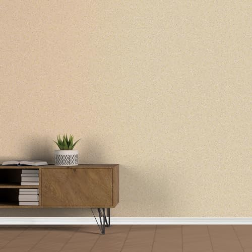 Belka B15 Vintage Weiße Tapete - Reine Baumwolle - selbstklebend - Wärme- & schalldämmend - Langlebig - Modern & stilvoll, DIY Öko & Natürlich | ca. 15 qm (m²)
