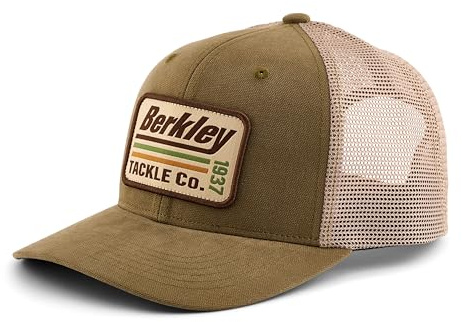 Berkley Unisex Striper Trucker Cap Baseballkappe, Braun/Anthrazit, Einheitsgröße EU