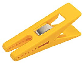 DIYexpert Wäscheklammern Sturm Made in Germany | [Gelb] | Stabile Kluppen für Wäscheleine, Wäschespinne und Wäscheständer | Strandliegen clothespins und Clothes pegs