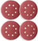 50Pcs 125mm 8 Holes Sanding Discs Pads Sanding Sheets, 5 Inch 80 Grits Hook and Loop Sandpaper Sheet for Random Orbital Sander.