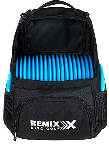 Remix Disc Golf Starter Rucksack Disc Golftasche - Schwarz