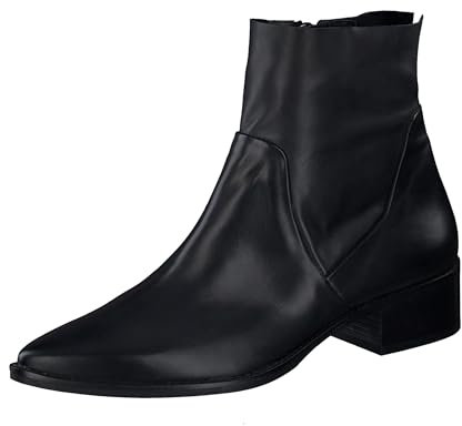 Paul Green Damen Stiefelette, Frauen Ankle Boots,knöchelhoch,reißverschluss,Stiefel,Bootee,Booties,halbstiefel,Schwarz (Black),41 EU / 7.5 UK
