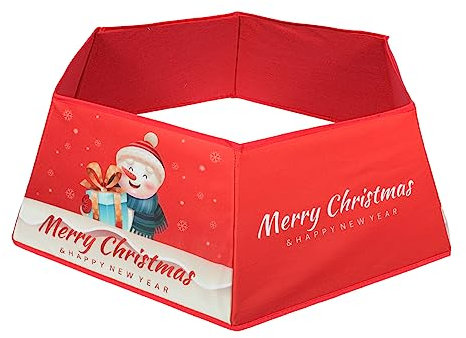 Yardwe 1stk Weihnachtsbaumrock Weihnachtsbaum-schürze Christbaumständer Weihnachtsbaum Ring Korb Urlaub Baum Bodenkragen Weihnachtsbaum-kragenring Baummatte Unteres Pad Plüsch Hexagon