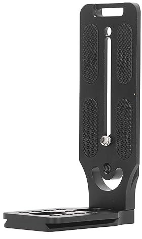 Soporte en L para Cámara, con Tornillo de 1/4 de Pulgada Trípode de Conmutación Vertical y Horizontal Placa de Liberación Rápida para Estabilizador de Cámara Digital