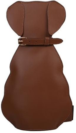 ARVALOLET Cartoon-Hundeform-Umhängetasche for Damen, PU-Hundeform-Tasche, niedliche lässige Umhängetasche, Neuheit, verstellbarer Riemen, vielseitige Tragetasche