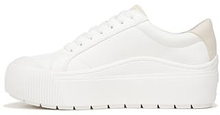 Dr. Scholl's Shoes Damen Time Off Max Plateau-Sneaker, Weiß glatt, 39 EU