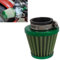 Filtro Aria 46 mm,Filtro Aria Universale Moto in Alluminio per Dirt Bike Pit Bike Scooter ATV Carburatore-Verde