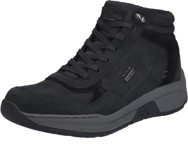 Josef Seibel Herren Schnürstiefeletten Mitchell 55,Weite H (Weit),Wechselfußbett,wasserdicht,reißverschluss,Stiefel,schwarz,41 EU