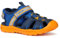Geox J VANIETT Boy A Sandal, Royal/Orange, 37 EU